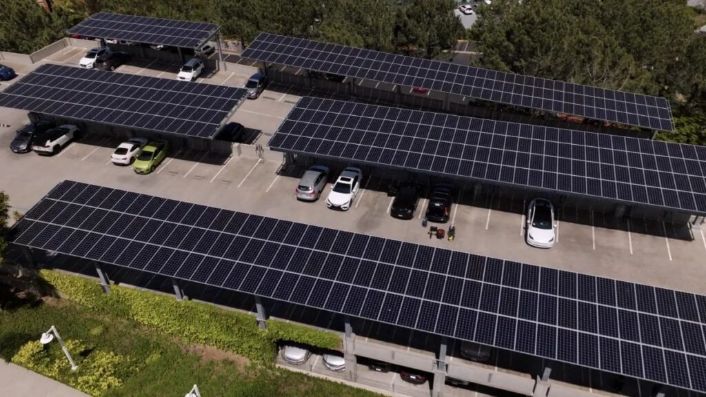 Example of a large solar system