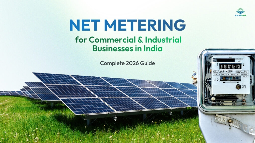 Complete Guide to Solar Net Metering System in India for Industrial and Commercial Consumers
