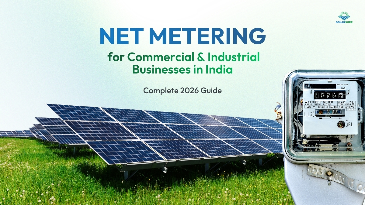 Complete Guide to Solar Net Metering System in India for Industrial and Commercial Consumers